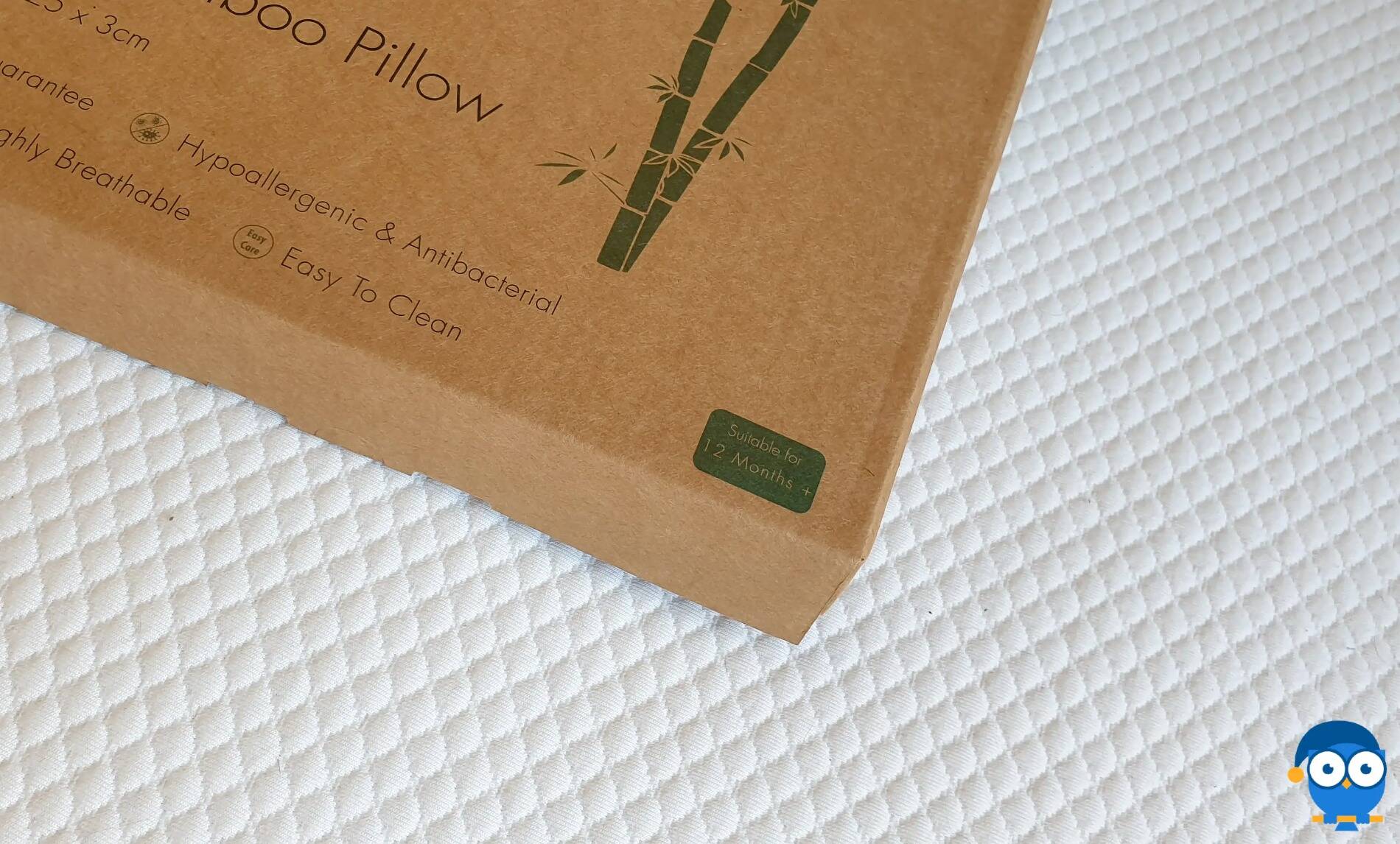 Panda Baby pillow box corner